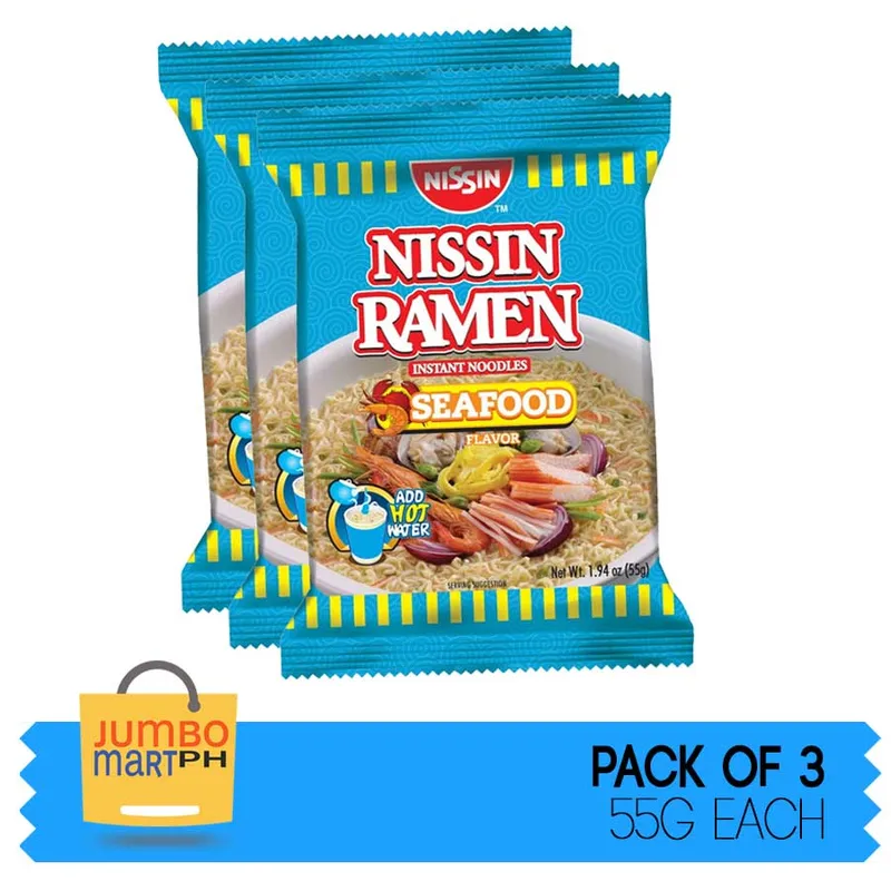 Nissin Ramen Instant Noodles Seafood 55g