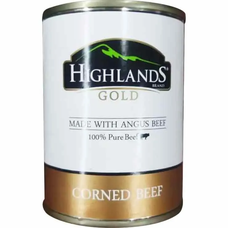 Highlands Gold Corned Beef 210g