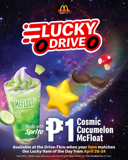 ₱1 McFloat at McDo Drive-Thru