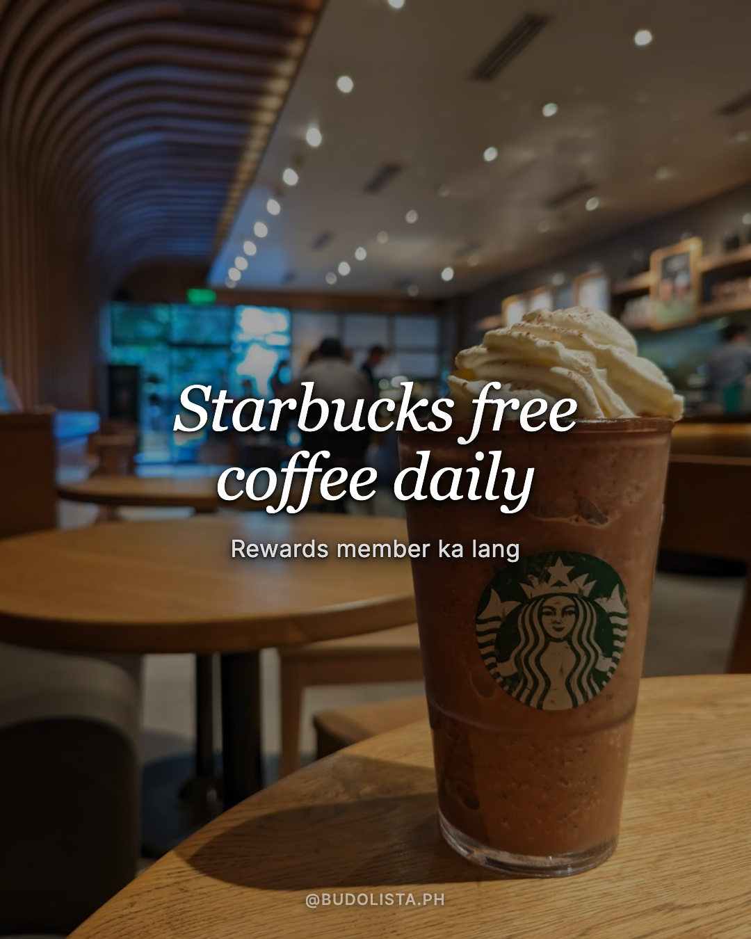Free coffee at Starbucks every day? How is that possible!