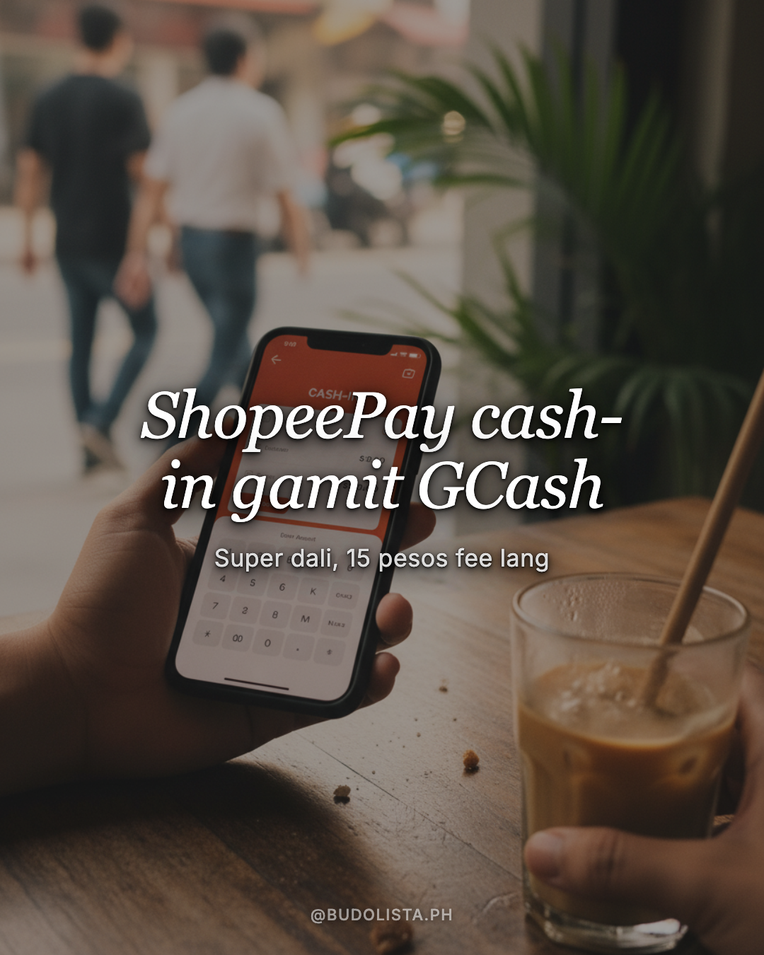 ShopeePay cash-in for ₱15 lang!