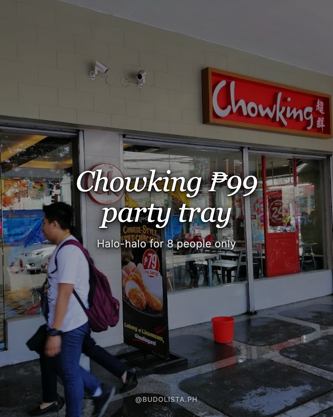Chowking ₱99 halo-halo party tray