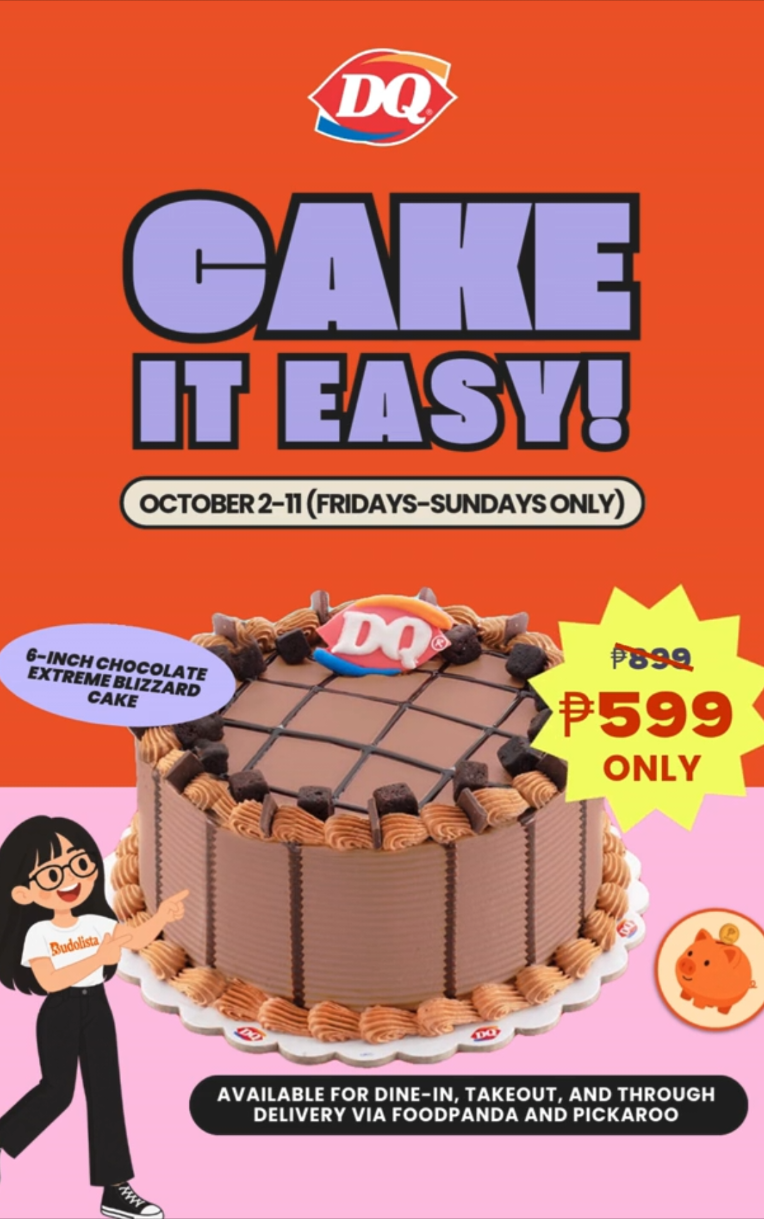A 6-inch DQ Blizzard Cake costs only ₱599?!