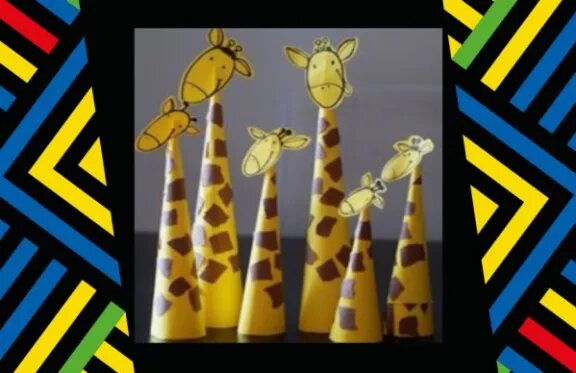 African Giraffes Craft