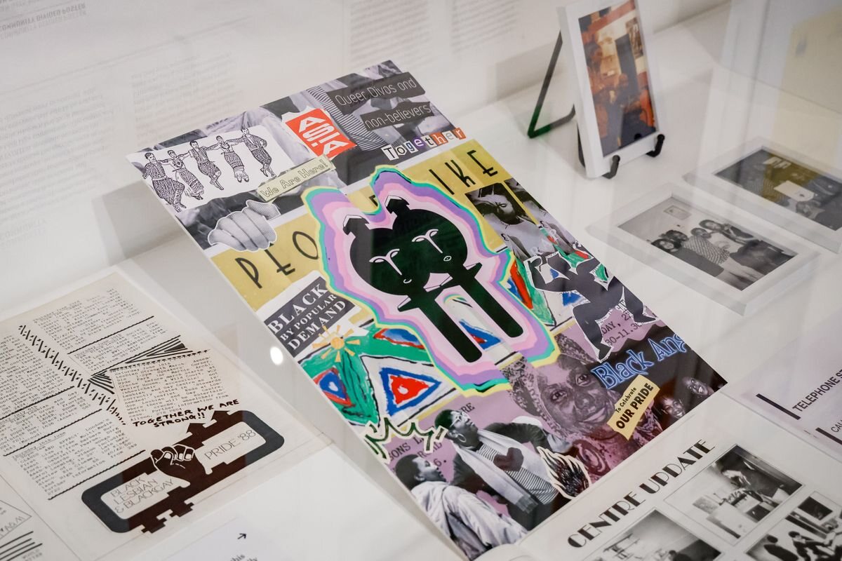Black Lesbian and Gay Centre Display at Queer Britain