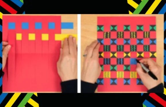 Kente Cloth Weave Craft